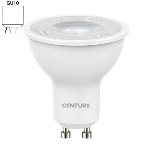 Century Faretto Spot LED LEXAR110 230V 6,5W Attacco GU10 3000K 570LM